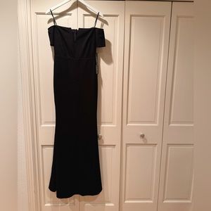 Black off-the shoulder Formal Dress